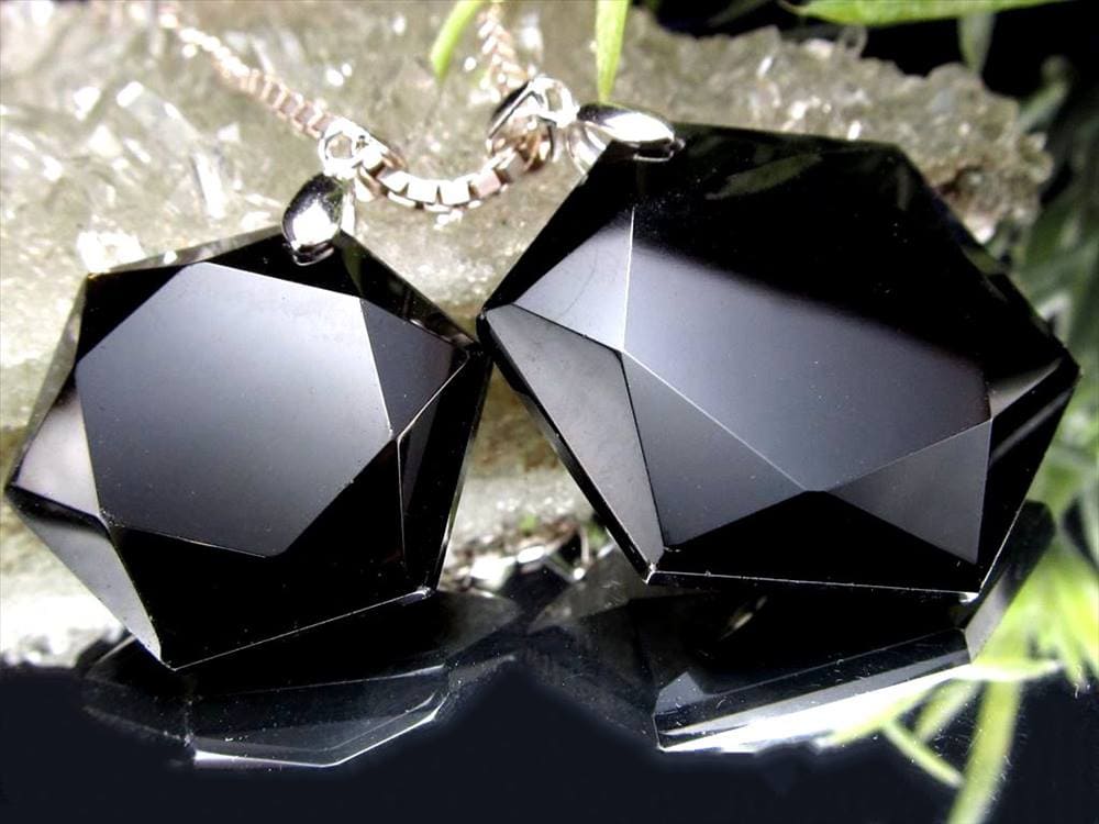 モリオン 黒水晶 チベット 六芒星 ヘキサゴン