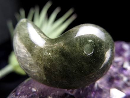 ガネーシュヒマール ヒマラヤ 水晶 勾玉 ビーズ